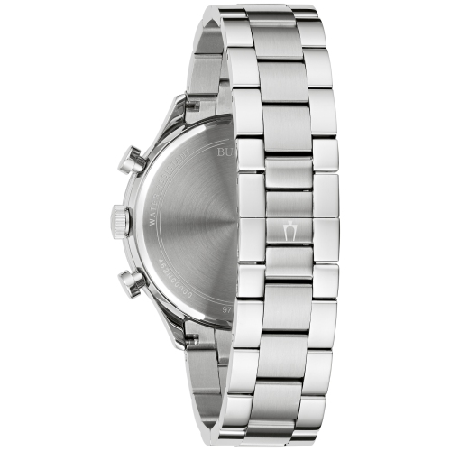 Bulova Mens Quartz Watch 42mm Silver-Tone Stainless Steel Case and Bracelet with Silver-White Dial