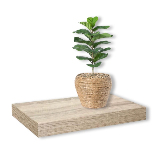 Jessar – Ensemble de 3 tablettes murales flottantes, 15,75 x 9,25 x 1,5 po, naturel