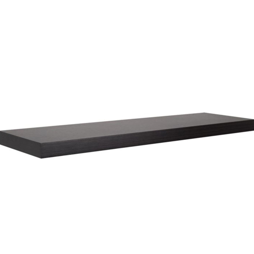 Jessar - Set of 3 Floating Wall Shelves, 31.5" x 9.25" x 1.5", Black