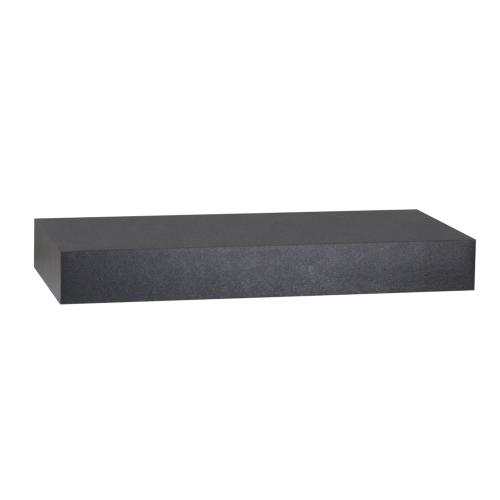 ITY International - Set of 3 Mini Floating Wall Shelf, 16" x 5.1" x 1.5", Black