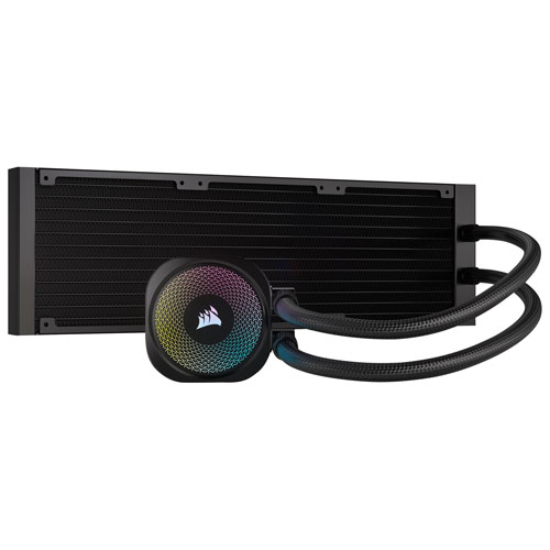 Corsair iCUE LINK Titan RX RGB 360mm Liquid CPU Cooling System - Black