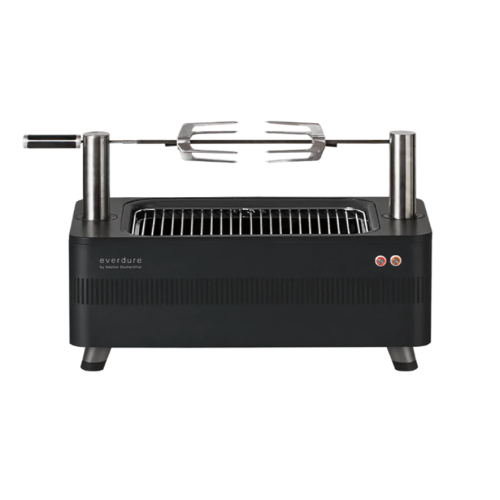 Everdure FUSION Charcoal BBQ with rotisserie