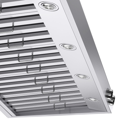 KUCHT Professional 60-inch Ducted Under Cabinet Range Hood in Stainless Steel with Digital Controls