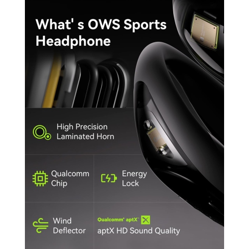 Open Box - Oladance Open-Ear Open Wearable Stereo Sports Earphone Compatible iPhone and Android