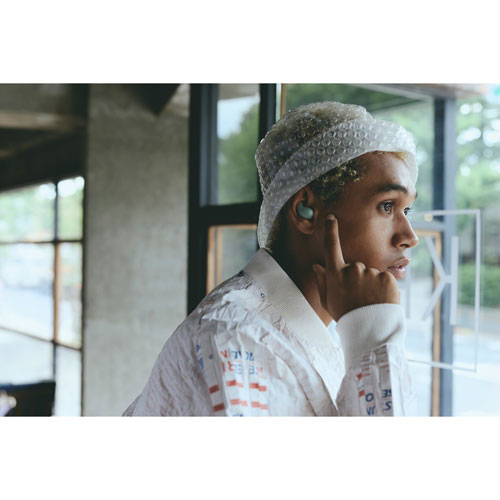 Écouteurs boutons 100 % sans fil à suppression du bruit LinkBuds Fit de Sony - Vert