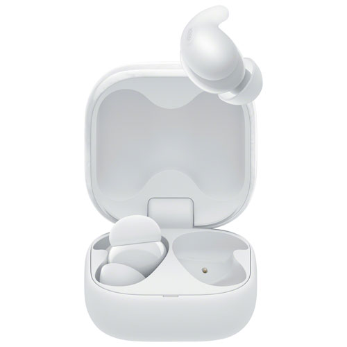 Écouteurs boutons 100 % sans fil à suppression du bruit LinkBuds Fit de Sony - Blanc