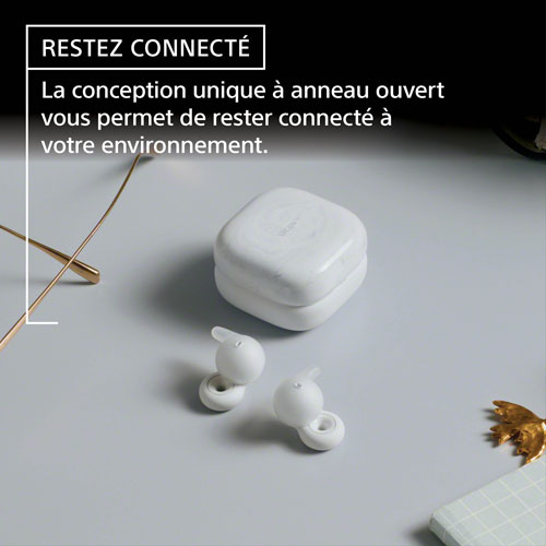 Écouteurs boutons 100 % sans fil LinkBuds Open de Sony - Noir