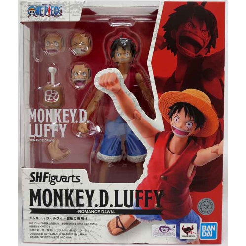 One Piece 6 Inch Action Figure S.H. Figuarts - Monkey D Luffy Romance Dawn