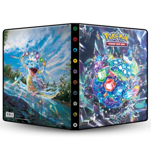 Ultra Pro Pokemon 9-Pocket Portfolio: Scarlet & Violet Stellar Crown - Terapagos & Lapras Album, Binder