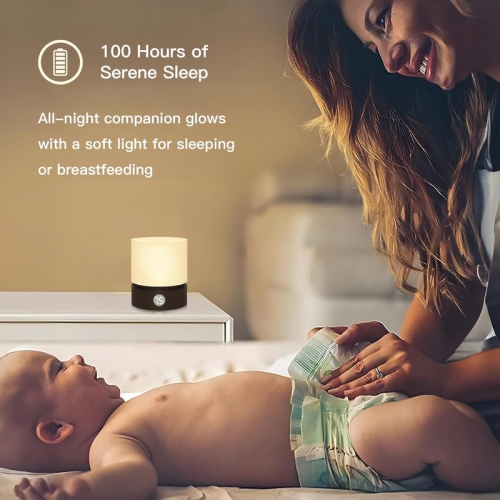 YOULIGHTS Small Table Lamp, Portable Dimmable Night Light with Timer for Kids 3000k Warm Led Light, Small Bedside Lamps for Bedroom Living Room