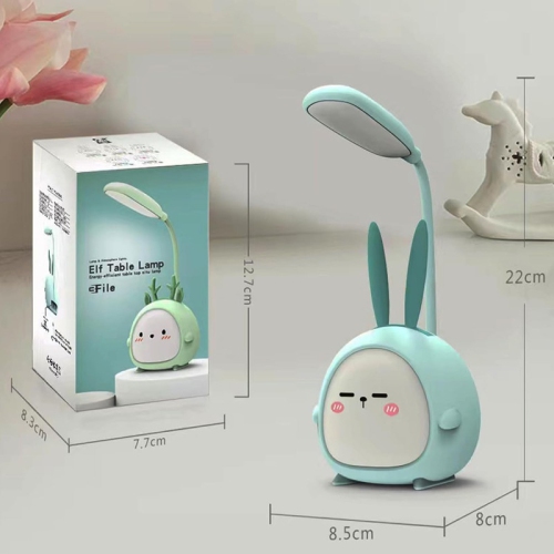 YOULIGHTS Cute Night Light, Portable Mini Rabbit LED Table Lamp, Foldable USB Rechargeable, Suitable for Reading Lamp, Bedroom, Study Room and