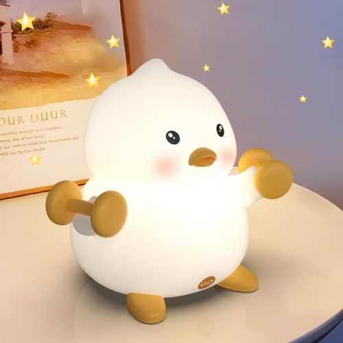 YOULIGHTS Duck Night Light, Cute Light for Kids, Soft Toddler Night Light, 3-Level Dimmable Rechargeable , 30 Minutes Timer Silicone Baby Night