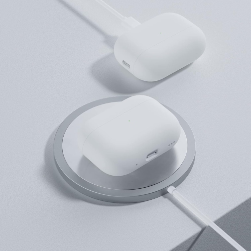 ORNARTO for AirPods Pro 2 Case, Protective Liquid Silicone Case Cover for AirPods Pro 2nd Generation with Lanyard Soft Skin Front LED Visible