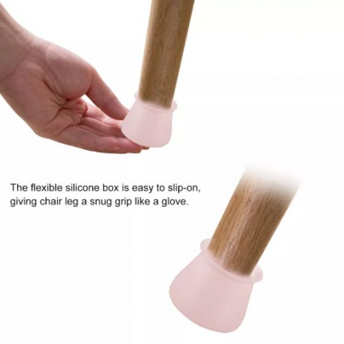 Embouts de pattes de chaise en silicone – Protégez les pattes du meuble et évitez de glisser