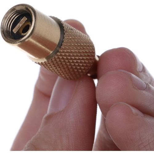 Air Chuck Adapter Tire Inflator Tire Chuck Compressor Pump Accessories Gold Tone for Vehicle