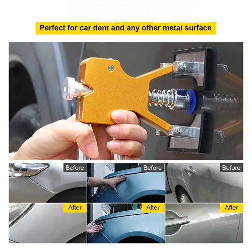 Paintless Car Dent Removal Tool Kit - Get Professional-Level Auto Body Repair Results in Minutes