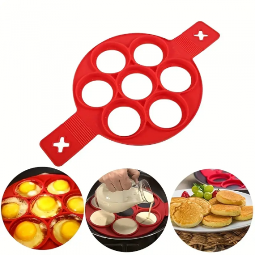 1PC moule à biscuits antiadhésif en silicone, moule à gâteau, moule à crêpes