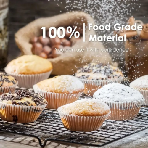 Grille de refroidissement antiadhésive en acier inoxydable pour la cuisson – la grille de cuisson est faite de métal pur de haute qualité, sans