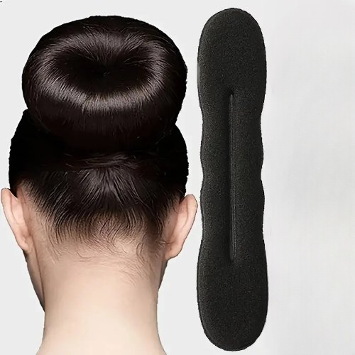 Black Juda Maker Magic Beauty Hairstyle Foam Sponge, Hair Accessories For Women and Girls