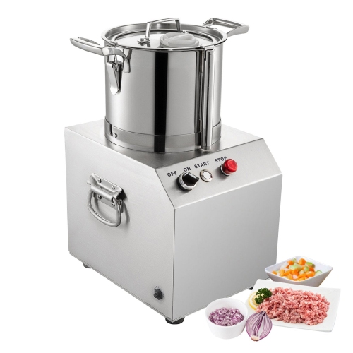 Hachoir a-qs804 | 4 l | robot culinaire électrique | acier inoxydable | moteur 1400rpm | application large