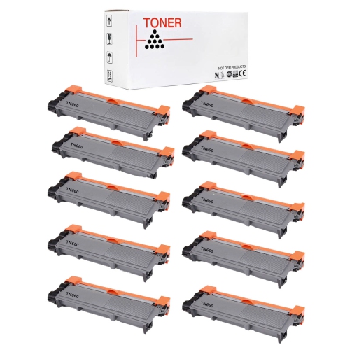Max Saving - 10PK TN660 Compatible Black Toner Cartridges for TN-660 High Yield Brother DCP-L2520DW DCP-L2540DW HL-L2300D HL-L2305W HL-L2320D