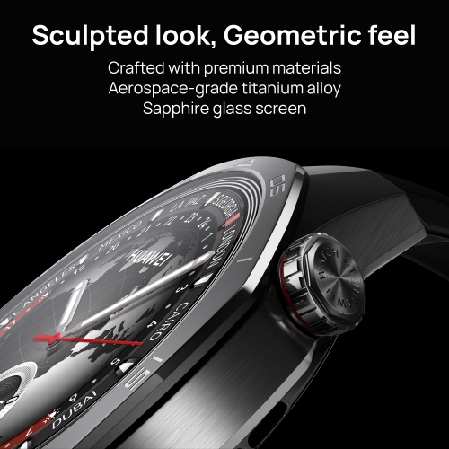 HUAWEI WATCH GT 5 Pro 46 mm Smartwatch, Sharp-Edged Design, up to 14 Days Battery Life, Pro-level Sports Watch, Health Tracking, Compatible with iOS