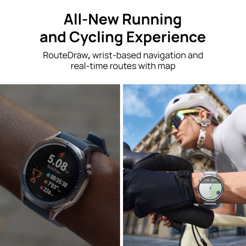 HUAWEI WATCH GT 5 46mm Smartwatch, up to 14 Days Battery Life, All new Running and Cycling Sports Smart Watch, Sharp Edged Design, Health Tracking,