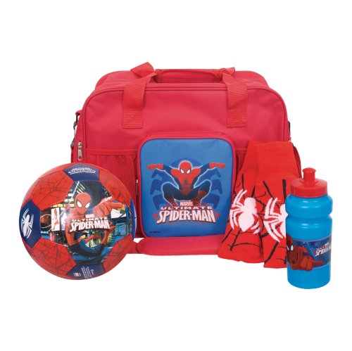 Équipement de soccer Spiderman Junior, 4 pièces