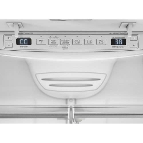 KitchenAid 36" 20 Cu. Ft. French Door Refrigerator with Water Dispenser - Black Stainless Steel