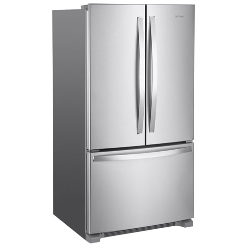 Whirlpool 36" 20 Cu. Ft. French Door Refrigerator with Water Dispenser - Stainless Steel