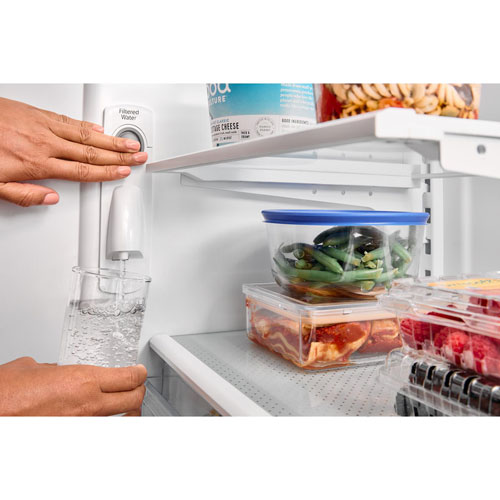 Whirlpool 36" 20 Cu. Ft. French Door Refrigerator with Water Dispenser - Stainless Steel