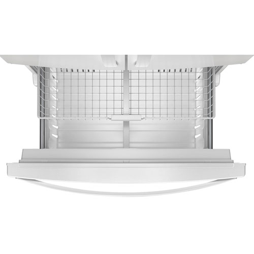 Réfrigérateur deux portes 24,7 pi³ 36 po, distributeur glaçons/eau de Whirlpool - Blanc
