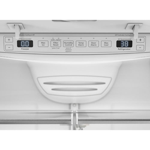 KitchenAid 36" 20 Cu. Ft. French Door Refrigerator with Water Dispenser - White