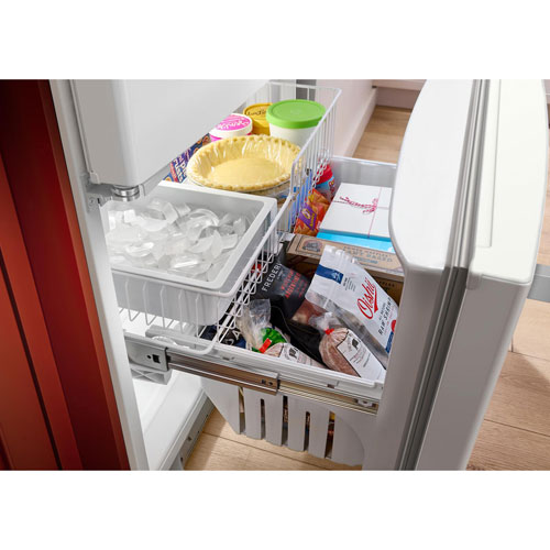 KitchenAid 36" 20 Cu. Ft. French Door Refrigerator with Water Dispenser - White