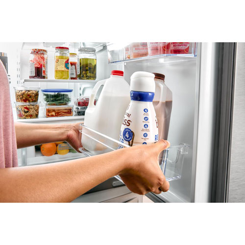 Whirlpool 36" 20 Cu. Ft. French Door Refrigerator with Water Dispenser - Black Stainless Steel