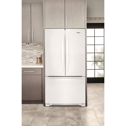 Whirlpool 36" 20 Cu. Ft. French Door Refrigerator with Water Dispenser - White