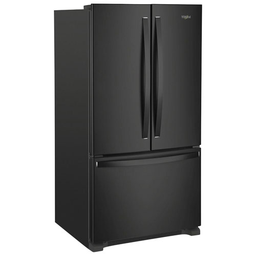 Whirlpool 36" 20 Cu. Ft. French Door Refrigerator with Water Dispenser - Black