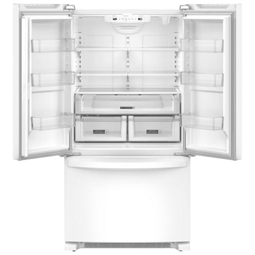 Réfrigérateur à deux portes 25,2 pi³ 36 po de Whirlpool - Blanc