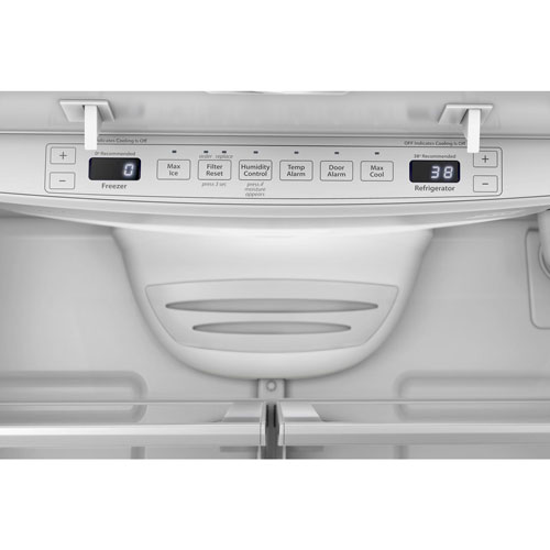 Réfrigérateur à deux portes 25,2 pi³ 36 po de Whirlpool - Blanc