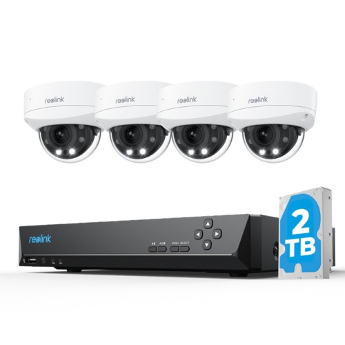 Reolink 4K Ultra HD Spotlight PoE Security Camera, Person/Vehicle Alerts, 5X Optical Zoom, Two-Way Audio, Color Night Vision | Best Buy Canada