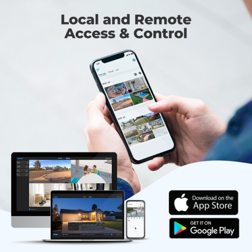 Reolink 16-Channel PoE 4K Security Camera System with 5X Optical Zoom & Spotlights Color Night Vision, 4TB HDD, RLK16-811B8-A