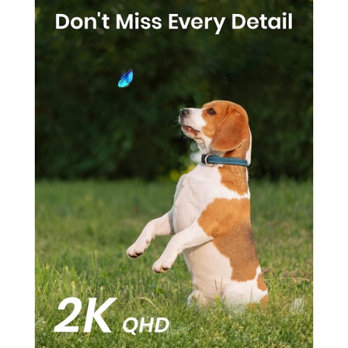 aosu 2K Security Camera Wireless Outdoor, Solar Powered Security Camera with Spotlight