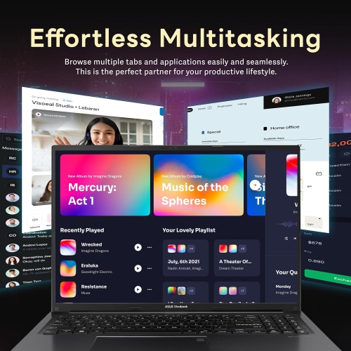 ASUS Vivobook 16" WUXGA Laptop, Intel i7-1355U, 2.28TB Storage(2TB SSD+288GB Docking Station Set), 40GB RAM, Intel Iris Xe Graphics, Number Pad,