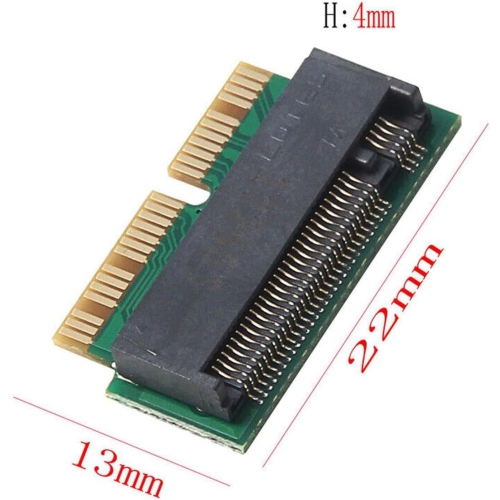 Adaptateur de conversion SSD M.2 NVME pour un processeur Retina 2013-2017 amélioré, disque SSD AHCI mis à niveau