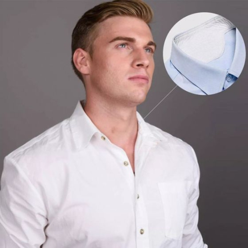 Autocollant 10pcs chapeau Sweat, coussinet absorbant en molleton pour chapeau, doublure en molleton, colliers pour chemise en molleton – autocollants