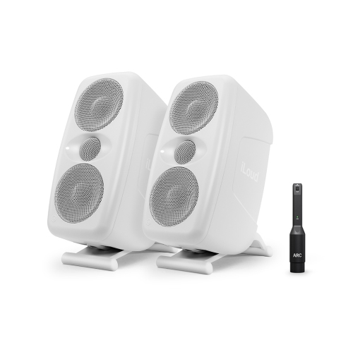 IK Multimedia iLoud MTM MkII Compact Studio Monitor with ARC Measurement Mic - White