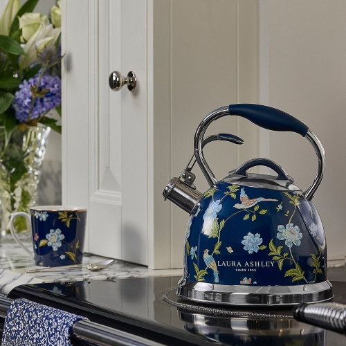 VQ Stovetop Kettle - Laura Ashley Elveden Navy