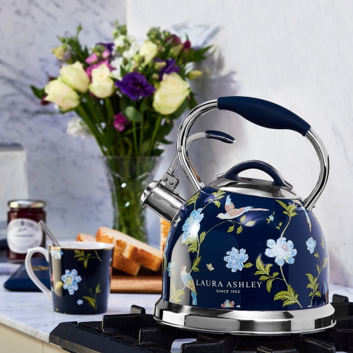 VQ Stovetop Kettle - Laura Ashley Elveden Navy