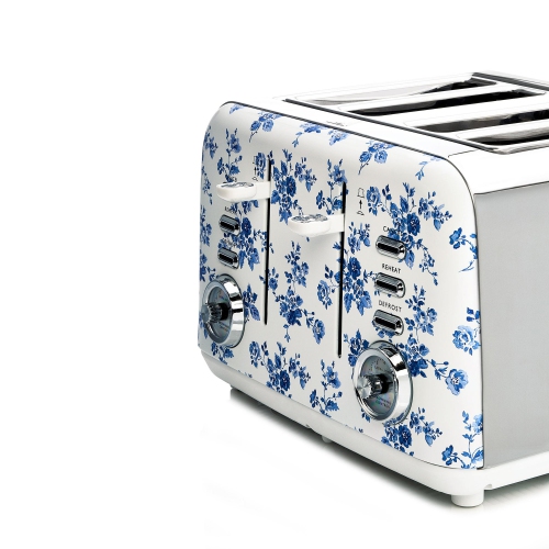 Laura Ashley 4-Slice Toaster, China Rose