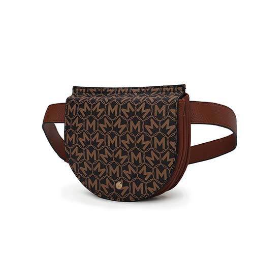 MKF Collection Daksha Signature Half Moon Belt Waist Bag by Mia K